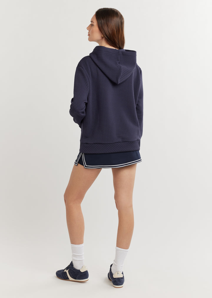 Hendrie Hoodie in Waffle (Navy)