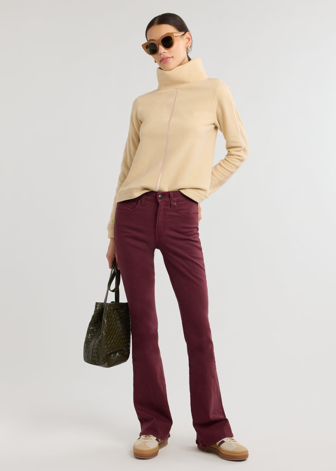 Heyward Turtleneck in Vello Fleece (Hazelnut)