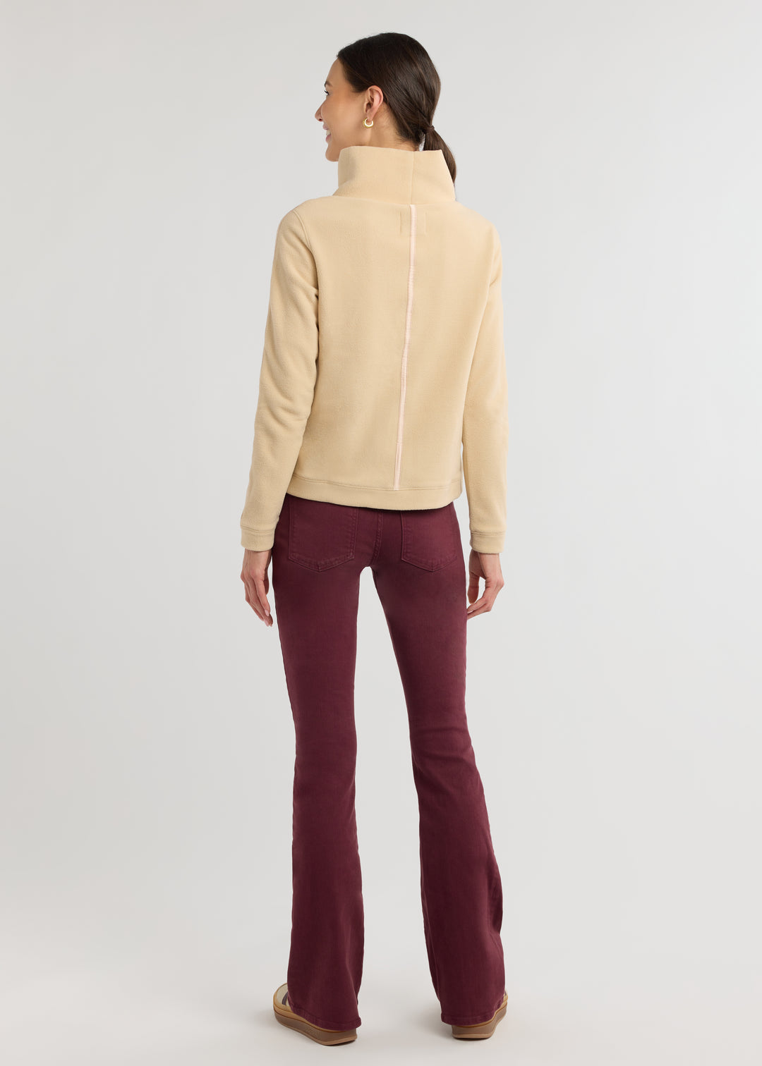 Heyward Turtleneck in Vello Fleece (Hazelnut)