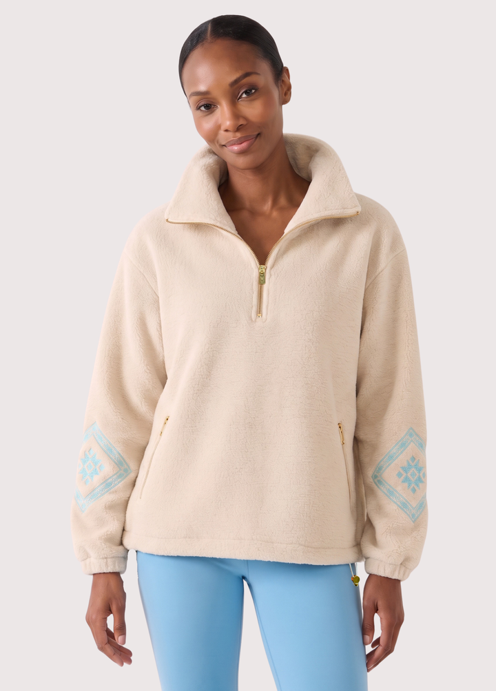 Hartley Pullover in Sherpa Fleece (Oatmeal)