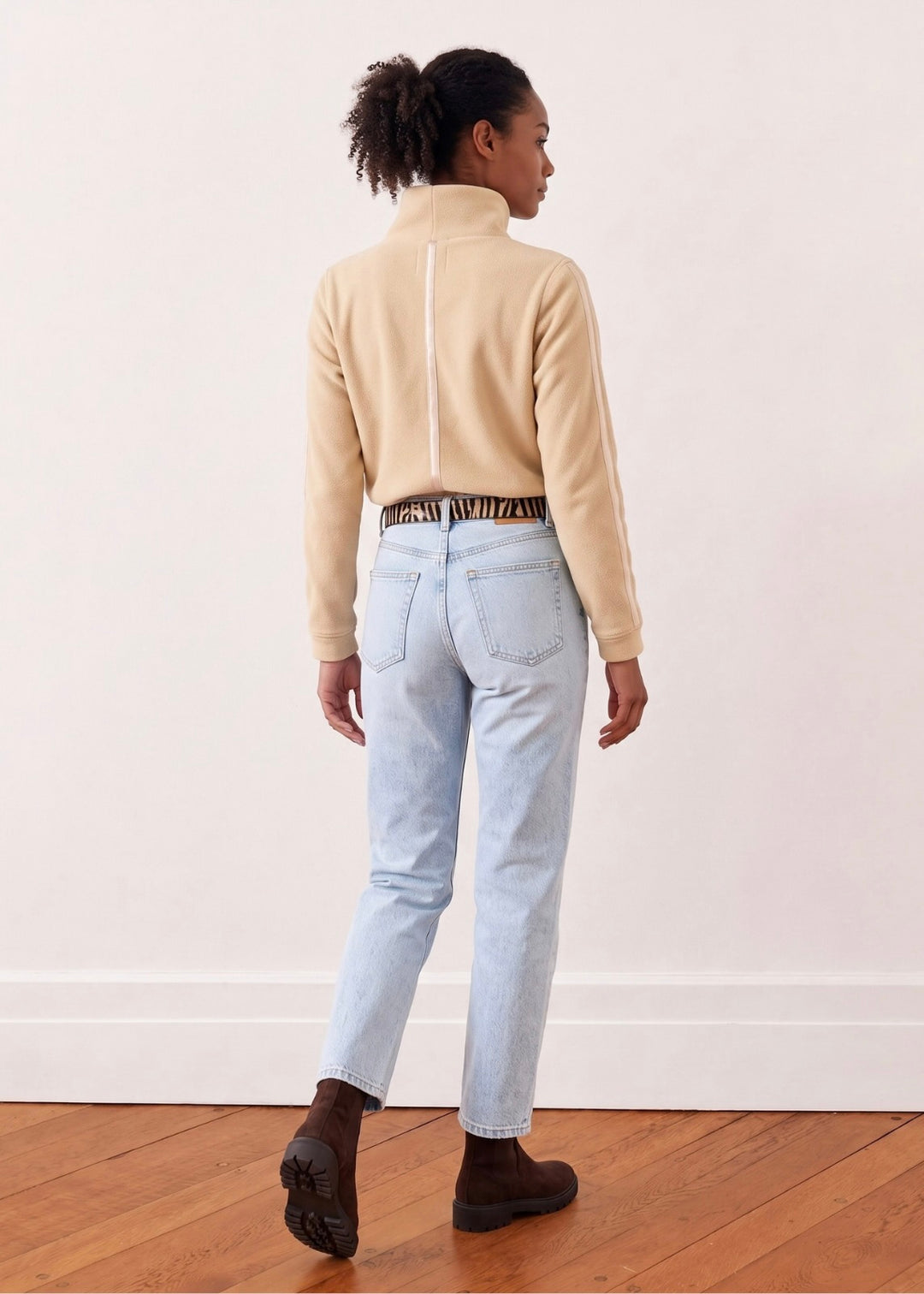 Heyward Turtleneck in Vello Fleece (Hazelnut)