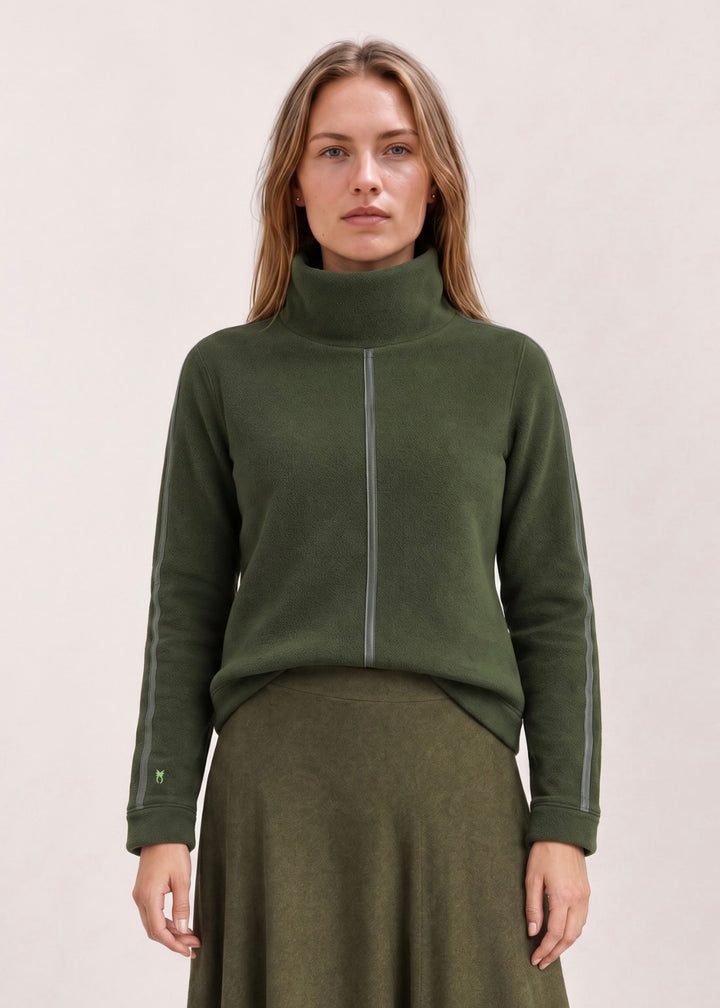 Heyward Turtleneck in Vello Fleece (Spruce)