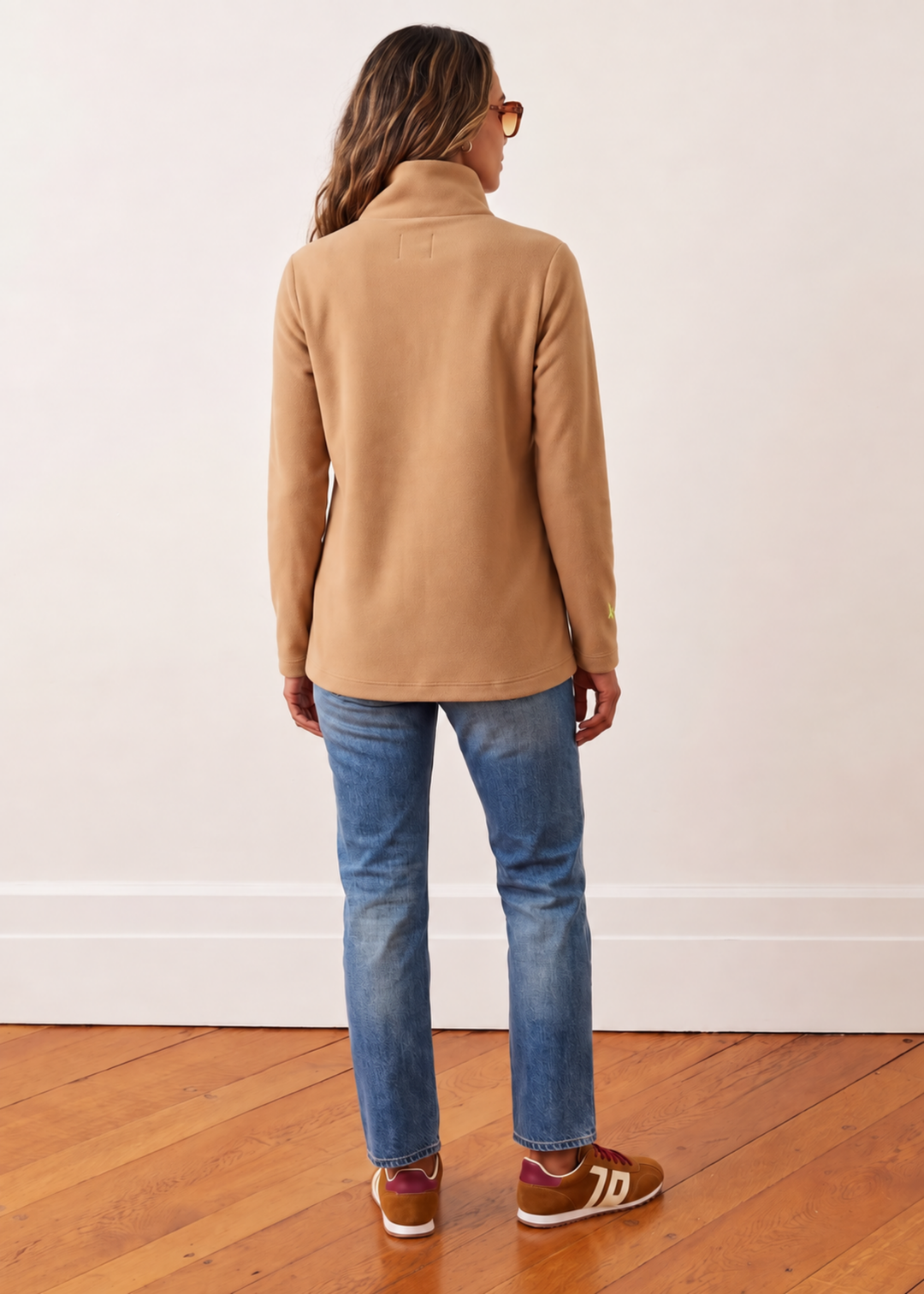 Hudson Pullover in Vello Fleece (Camel)