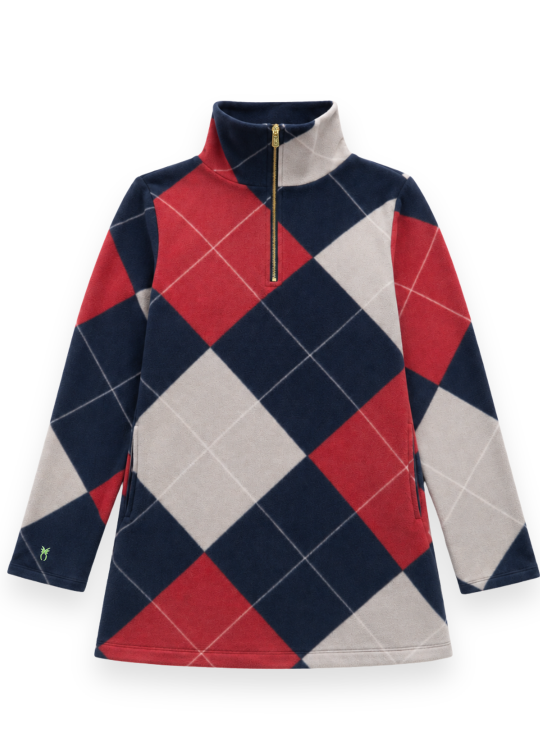 Hudson Pullover in Vello Fleece (Oversized Plaid)