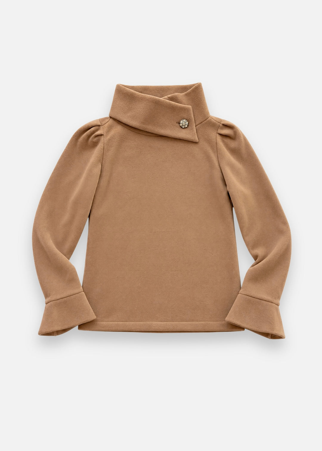 Josie Top in Vello Fleece (Camel)