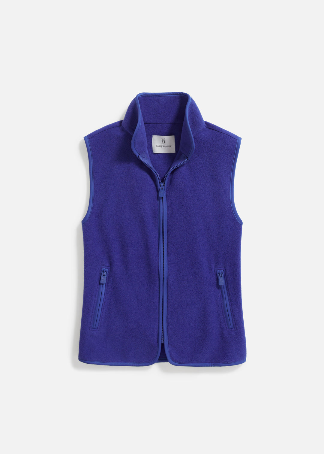 Kids Recess Vest in Vello Fleece (Cobalt)