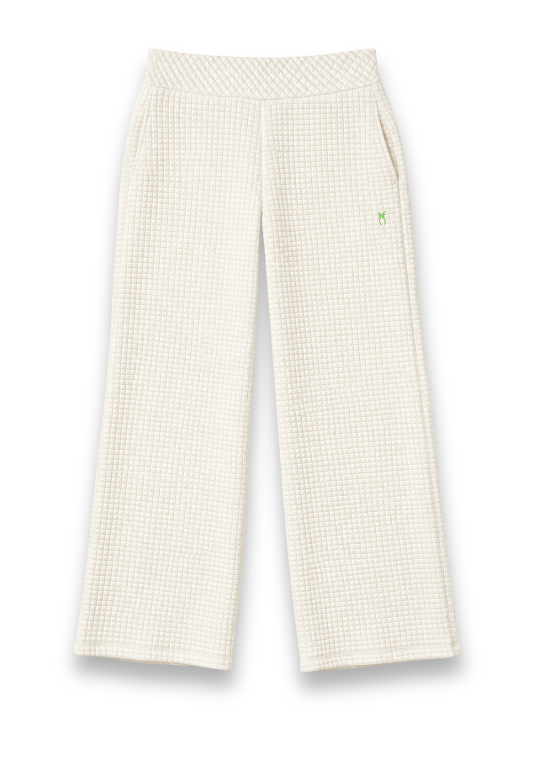 Katharine Pant in Waffle (Cream)