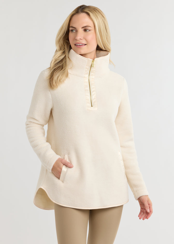 Laurel Pullover in Sherpa Fleece (Cream)