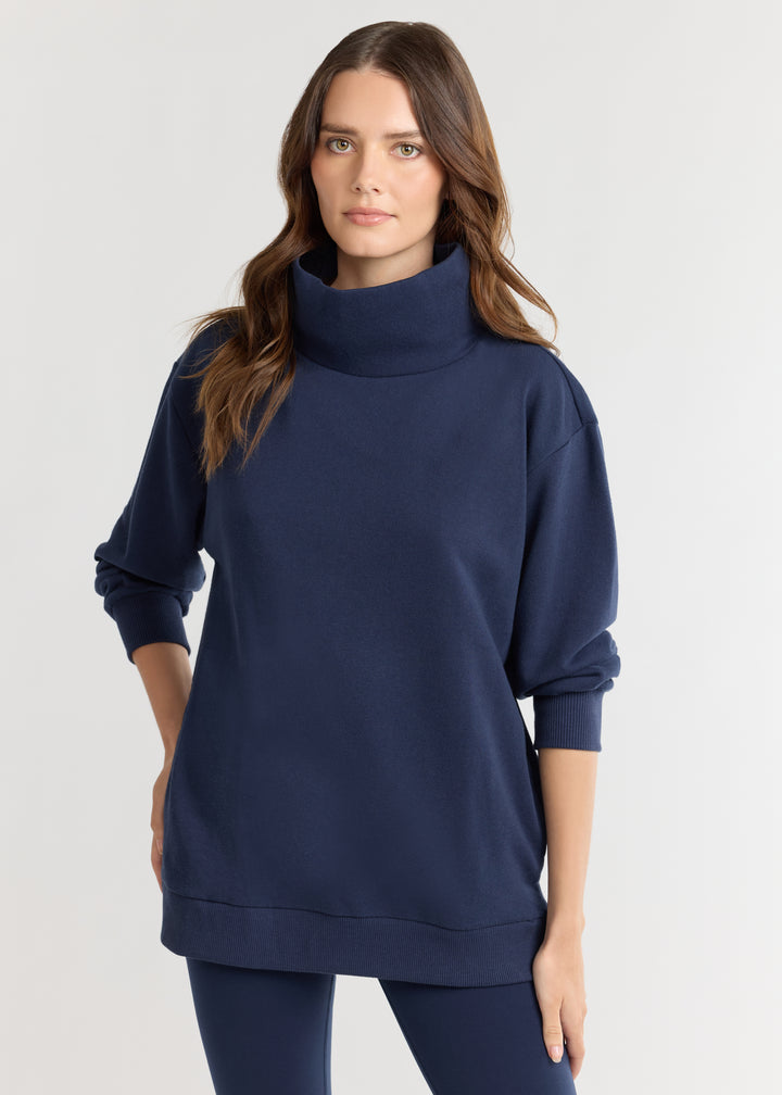 Liora Pullover in French Terry (Navy)