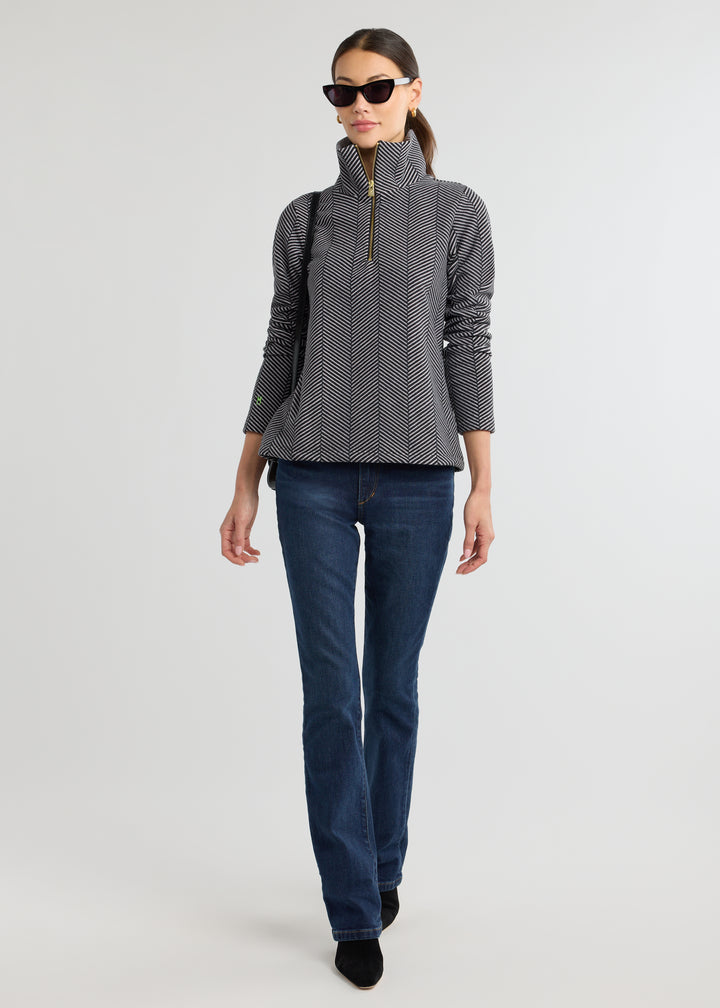 Manchester Pullover in Vello Fleece (Herringbone)