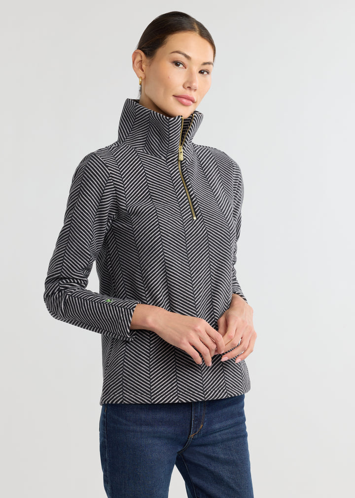 Manchester Pullover in Vello Fleece (Herringbone)