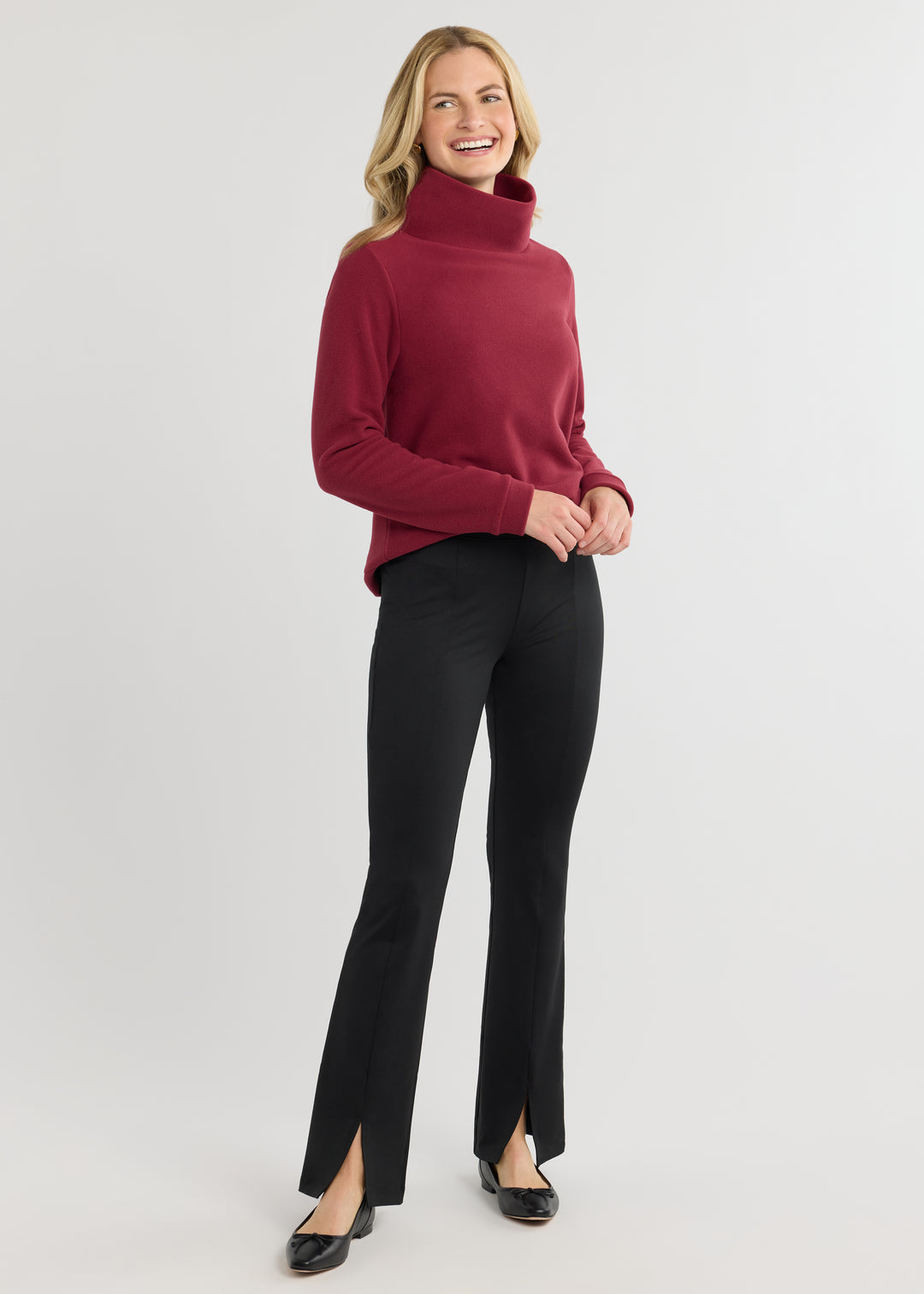 Melbourne Pant in Luxe Stretch (Black)