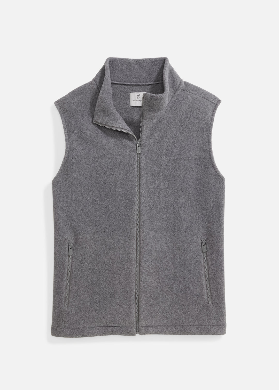 Men's Salisbury Vest in Double Layer Vello Fleece (Charcoal Grey)