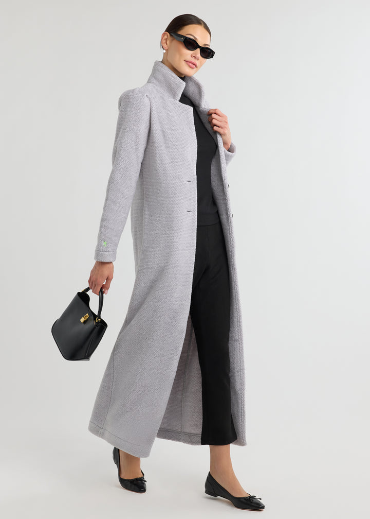 Millbank Coat in Sherpa Fleece (Heather Grey)