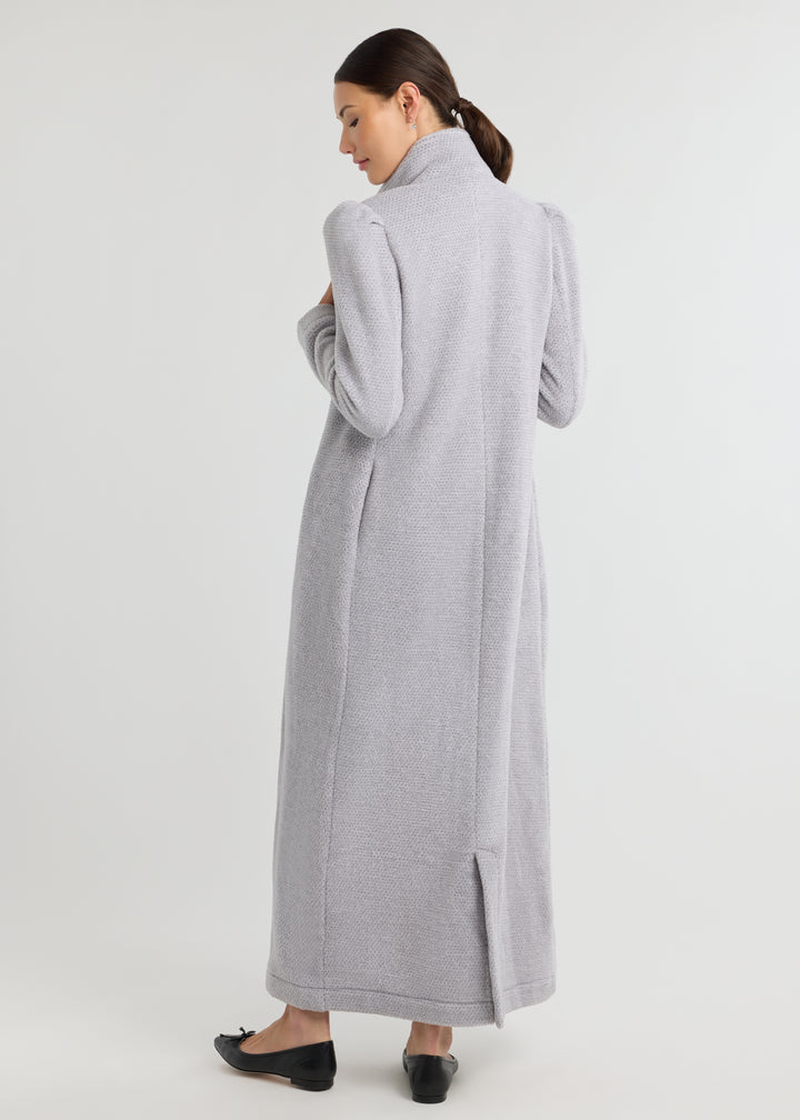 Millbank Coat in Sherpa Fleece (Heather Grey)