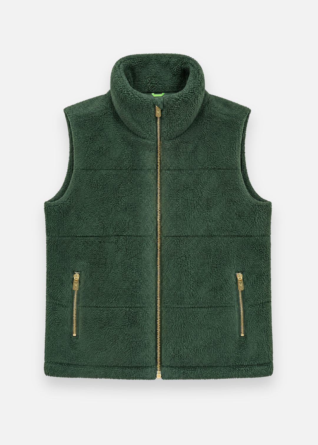 Marin Vest in Sherpa Fleece (Spruce)