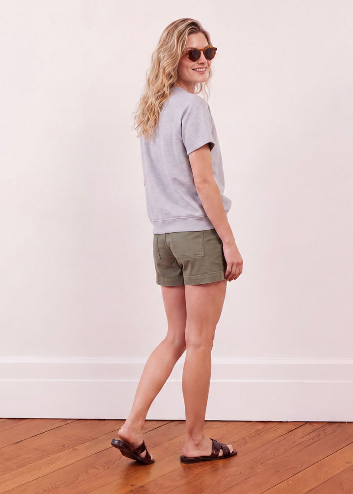 Mercer Sweatshirt in French Terry (Heather Grey)