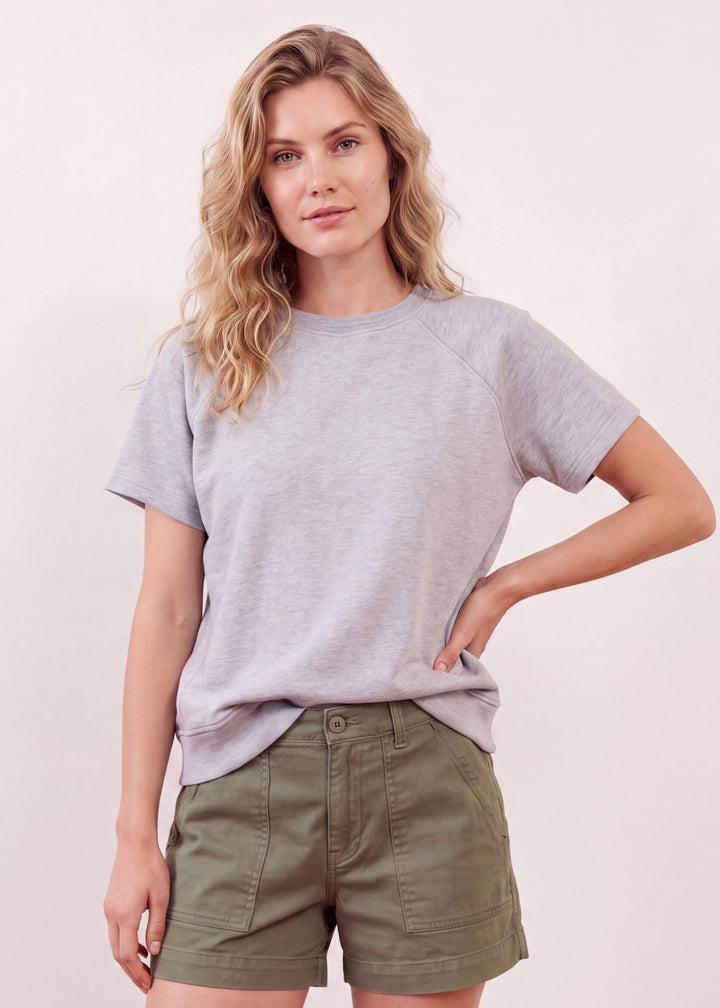 Mercer Sweatshirt in French Terry (Heather Grey)