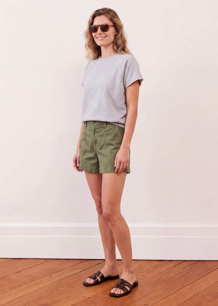 Mercer Sweatshirt in French Terry (Heather Grey)