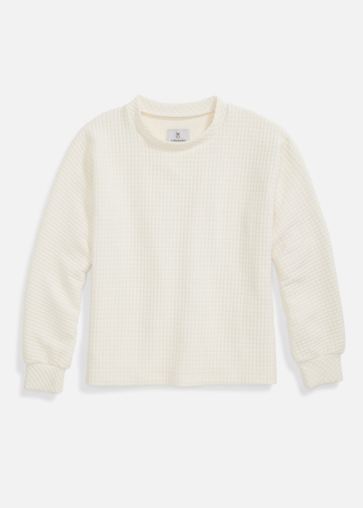 P'town Pullover in Waffle (Cream)