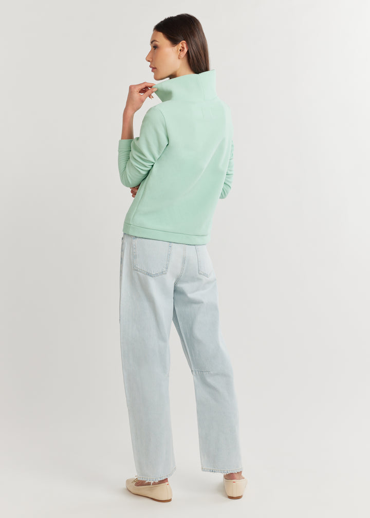 Park Slope Turtleneck in Vello Fleece (Bundles of Joy)