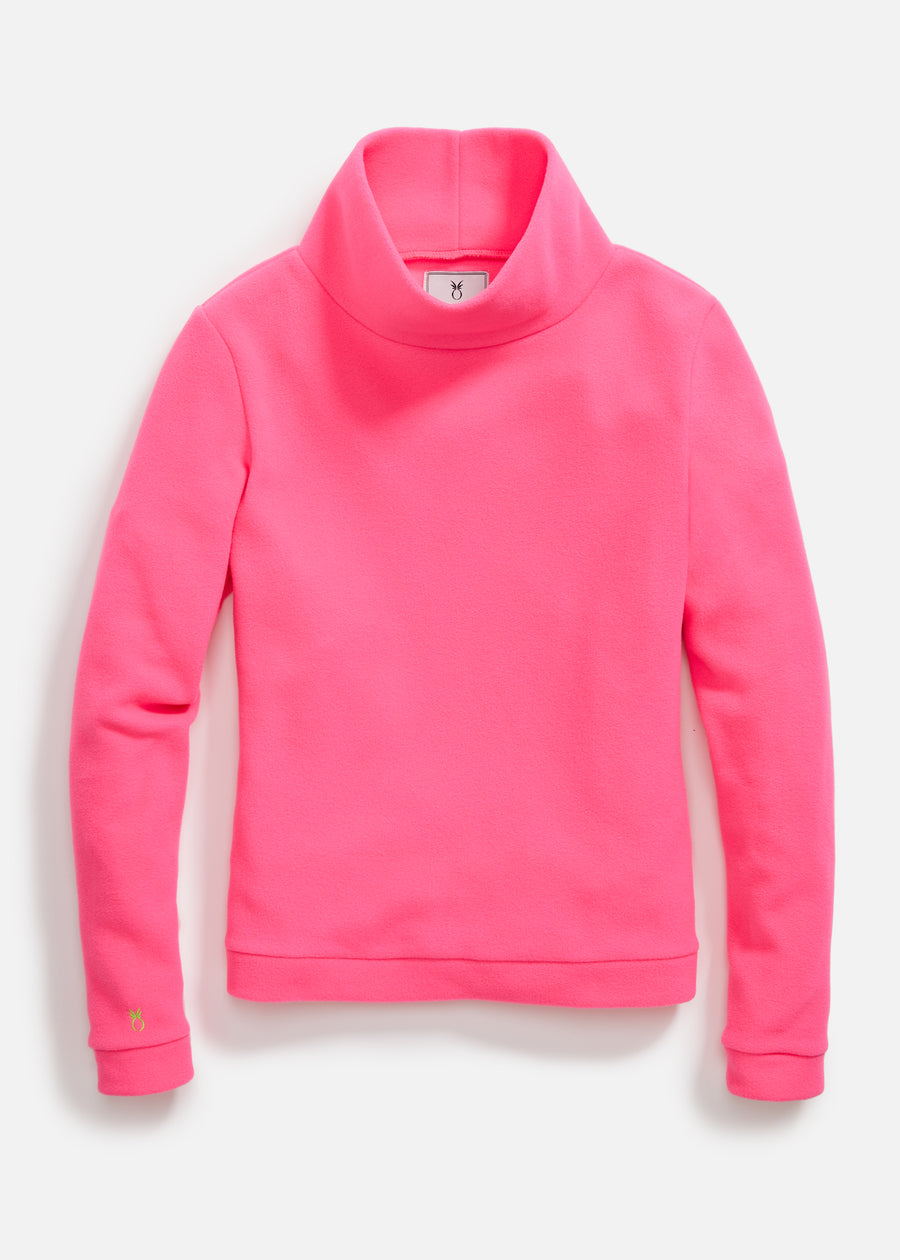 Park Slope Turtleneck in Vello Fleece (Neon Pink) – Dudley Stephens