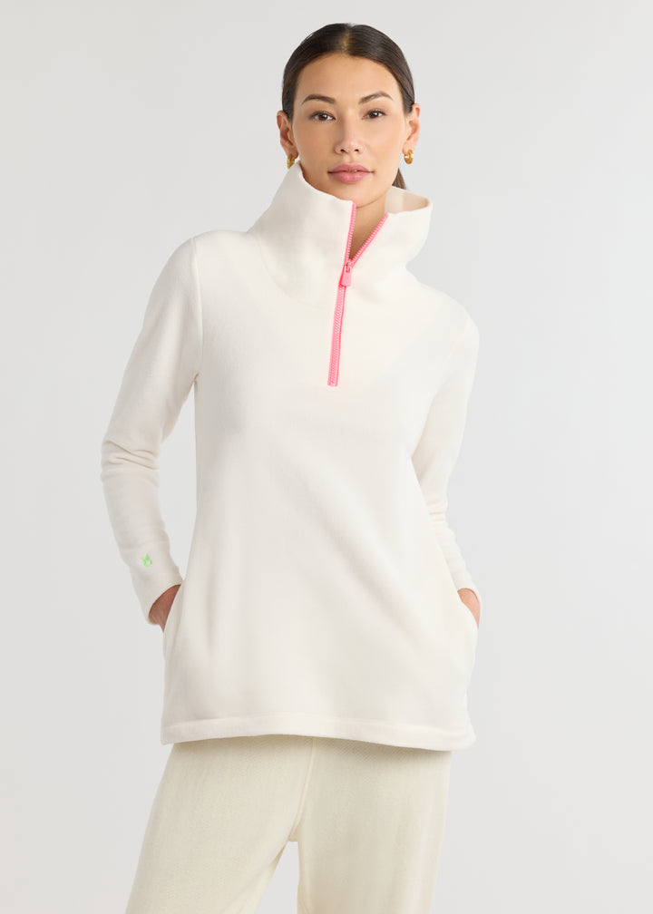 Prospect Pullover in Vello Fleece (Cream)