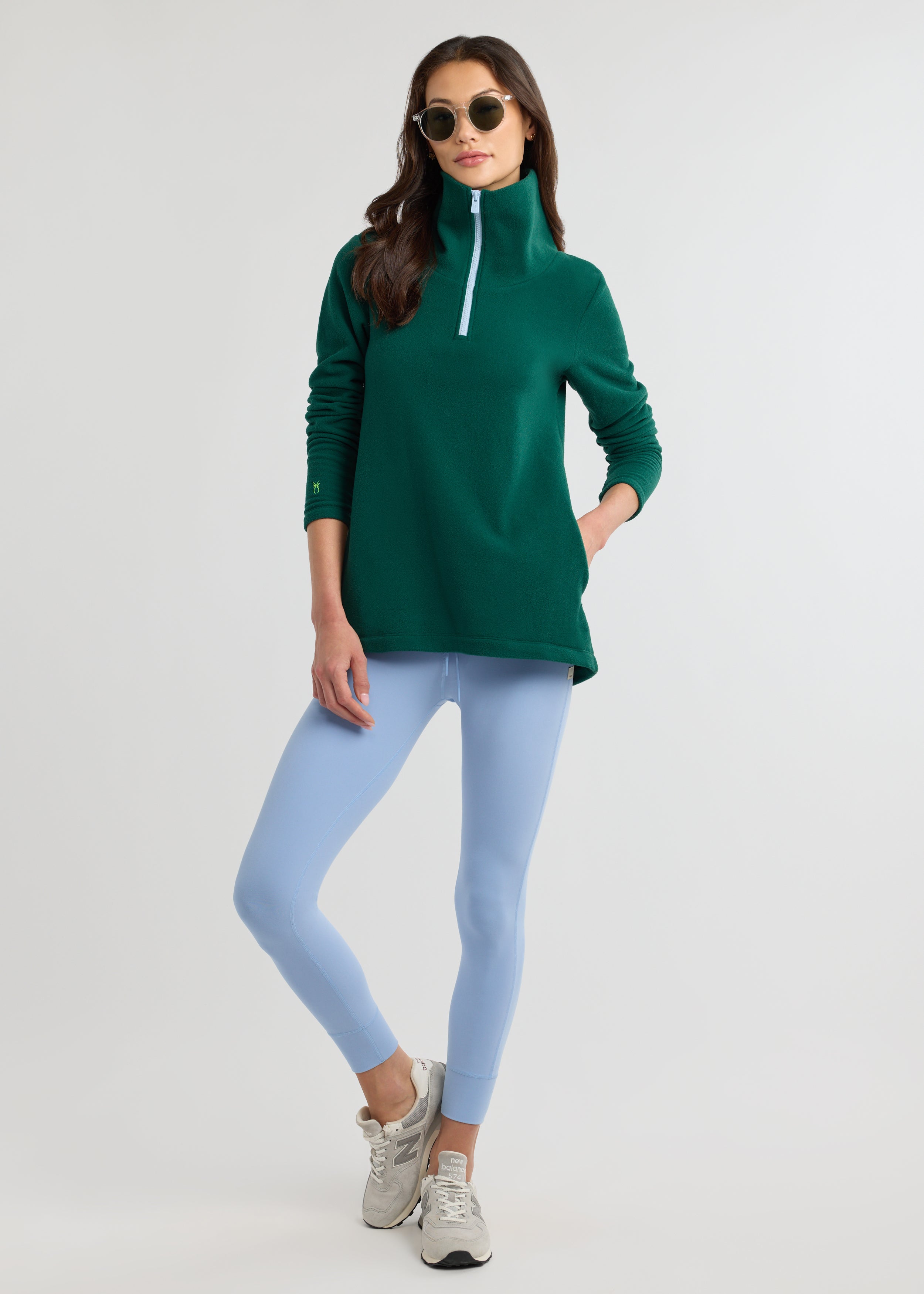 Prospect Pullover in Vello Fleece (Emerald) – Dudley Stephens