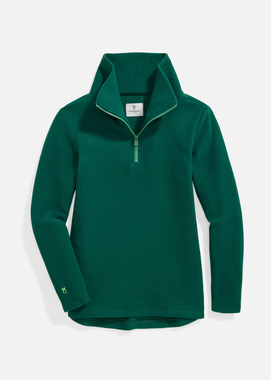 Prospect Pullover in Vello Fleece (Emerald)