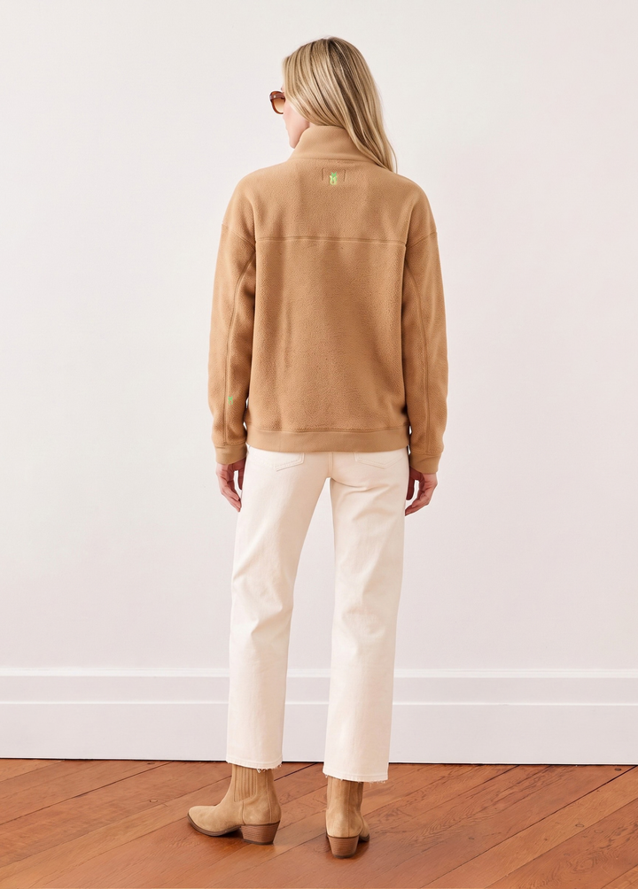 Palomino Pullover in Sherpa Fleece (Camel)