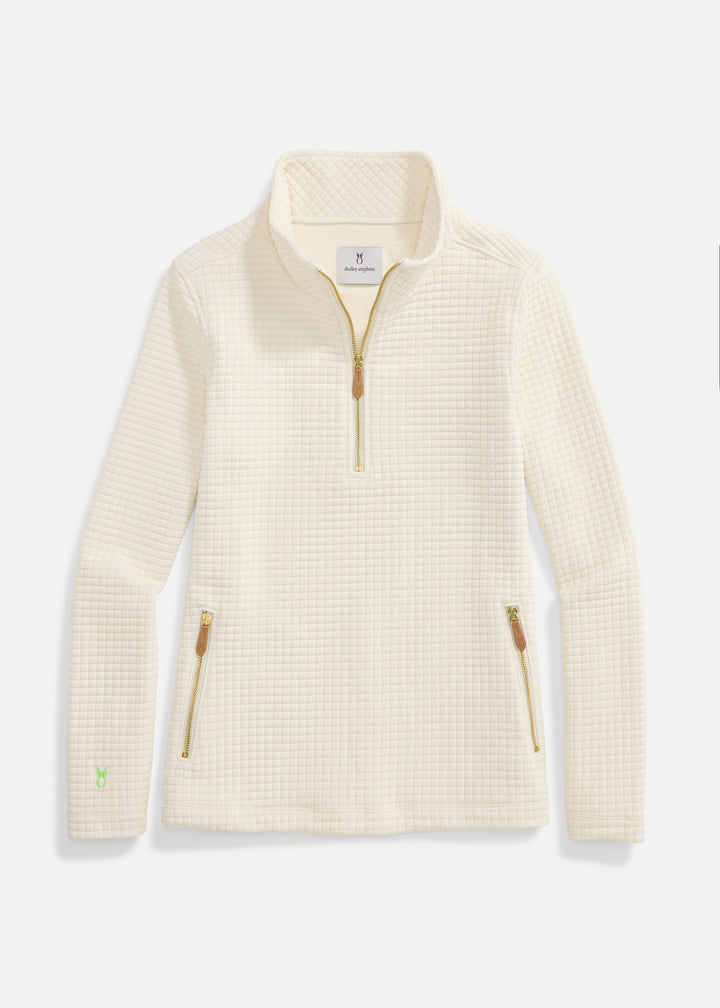 Smith Point Pullover in Waffle (Cream)