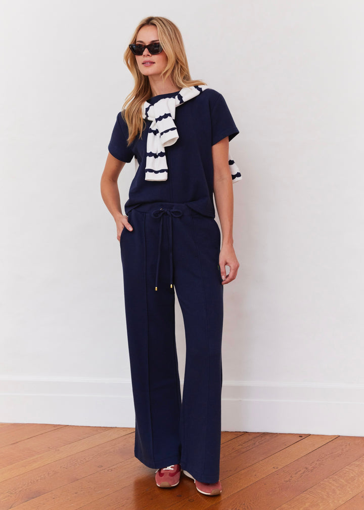 Soleil Tee in French Terry (Navy)