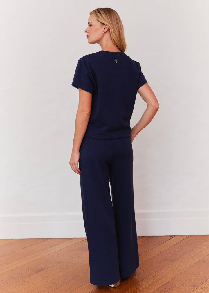 Soleil Tee in French Terry (Navy)