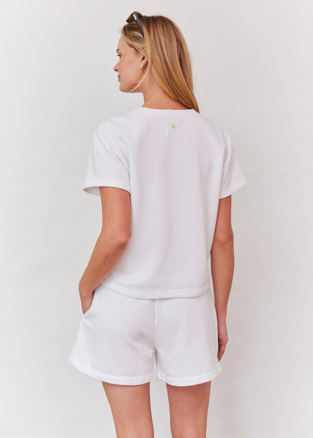 Soleil Tee in French Terry (White)