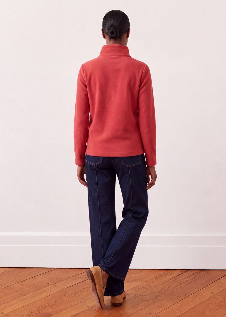Starling Pullover in Vello Fleece (Cinnamon)