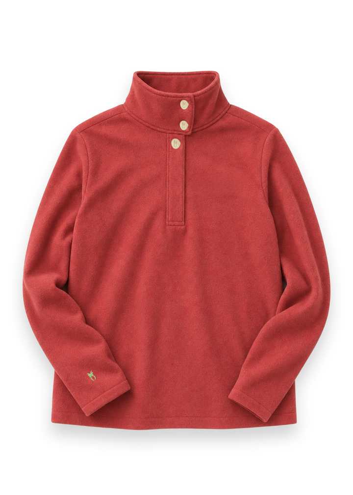 Starling Pullover in Vello Fleece (Cinnamon)