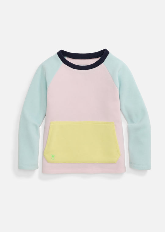 Toddler Crewneck in Vello Fleece (Frost Multi)