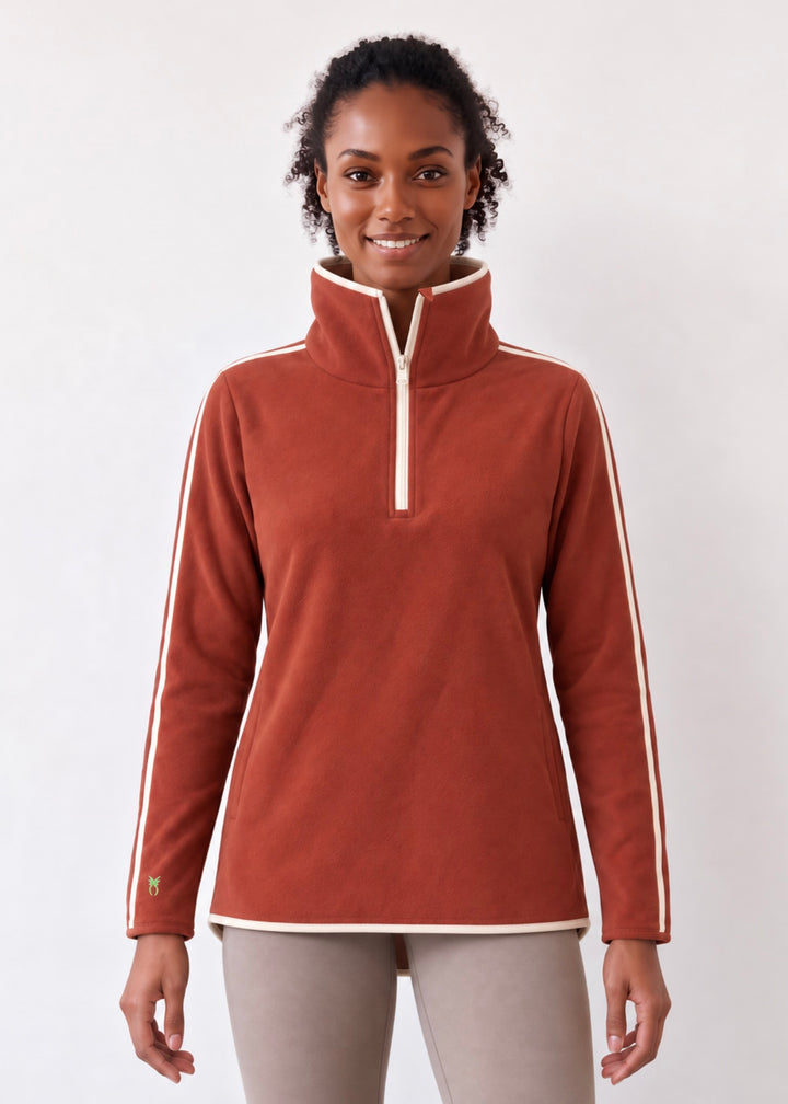 Tideway Pullover in Vello Fleece (Cinnamon)