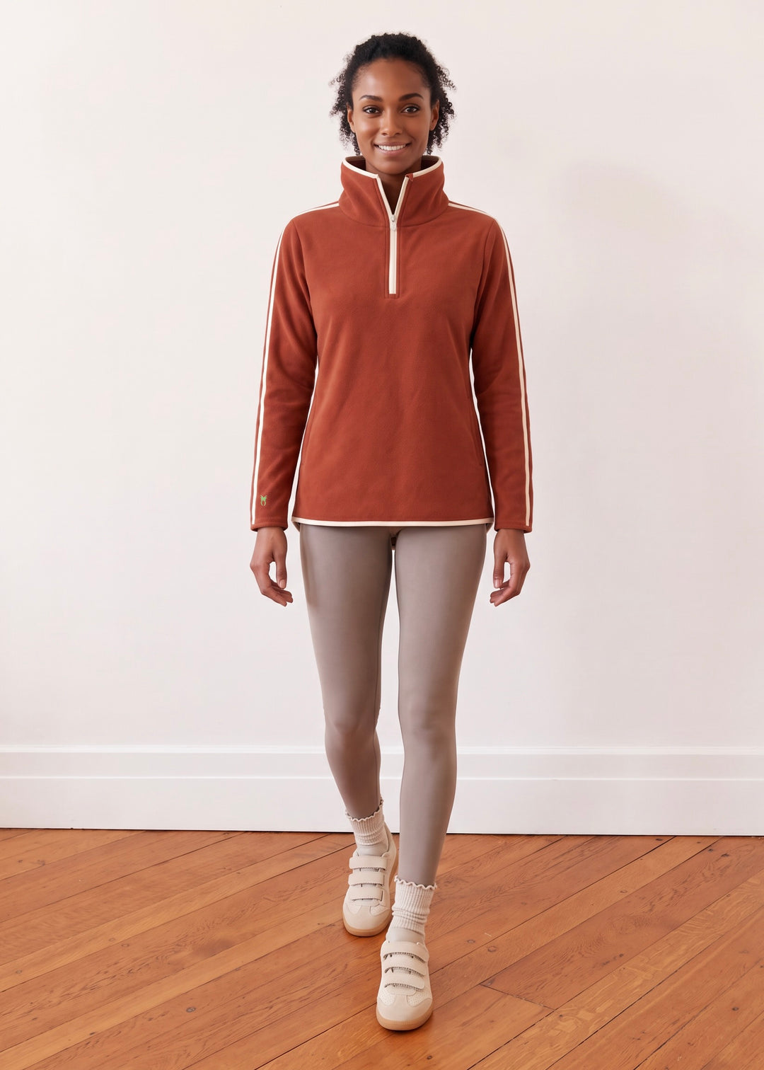 Tideway Pullover in Vello Fleece (Cinnamon)