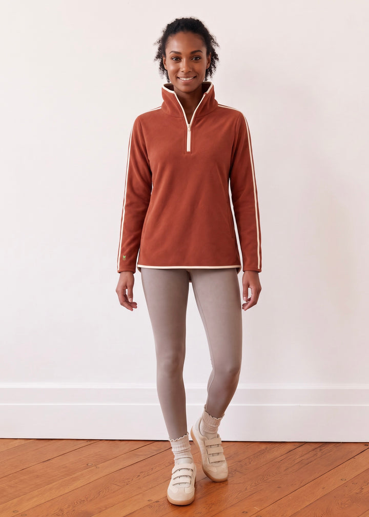 Tideway Pullover in Vello Fleece (Cinnamon)