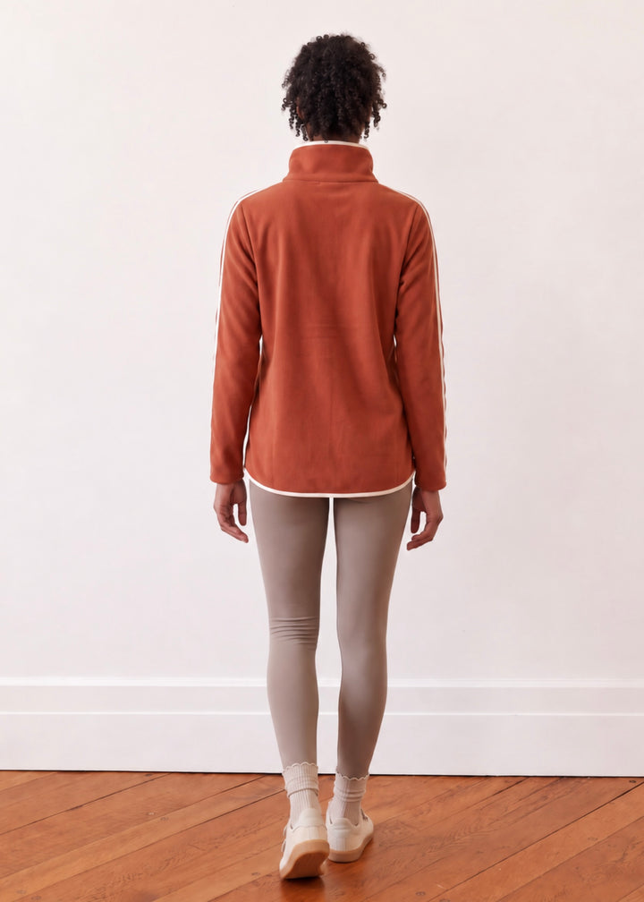 Tideway Pullover in Vello Fleece (Cinnamon)