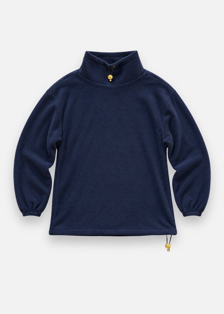 Union Street Pullover in Vello Fleece (Navy)