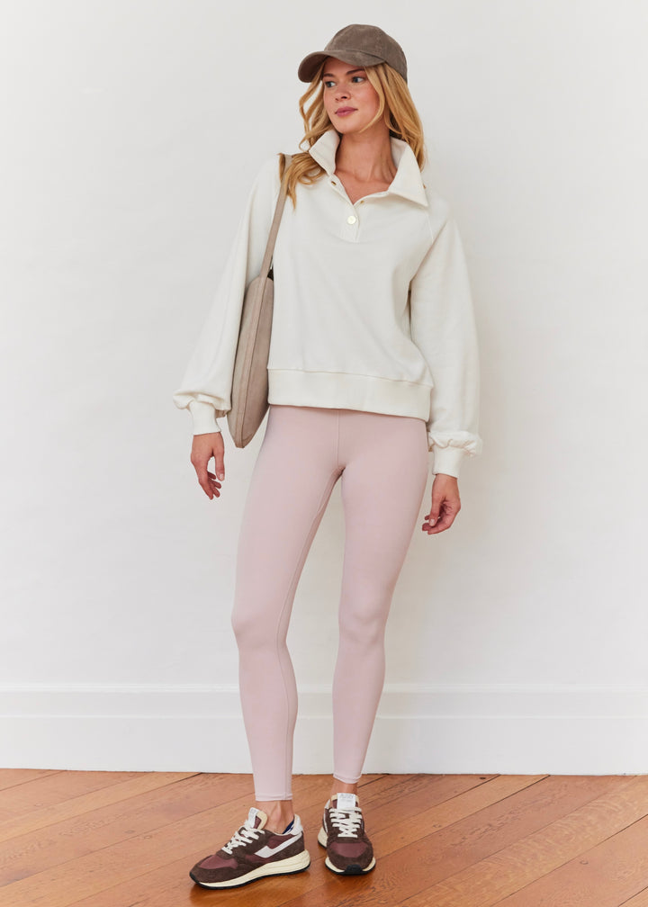 Valentina Pullover in French Terry (Cream)
