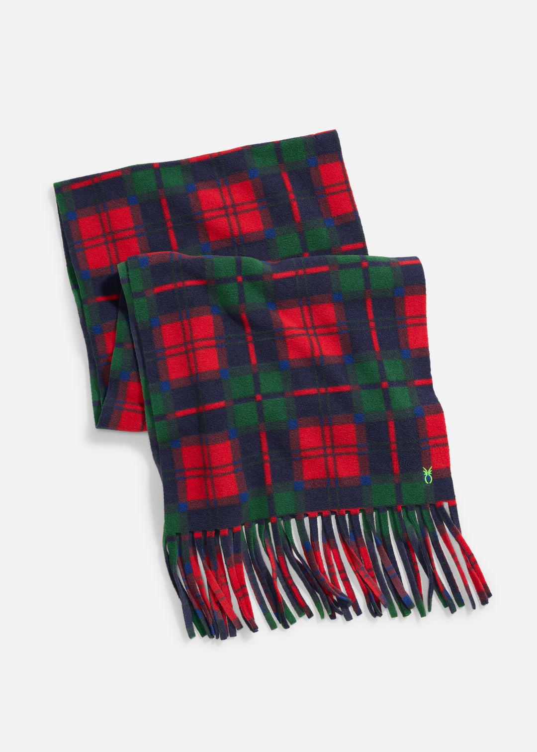 Woodside Scarf in Vello Fleece (Festive Tartan)