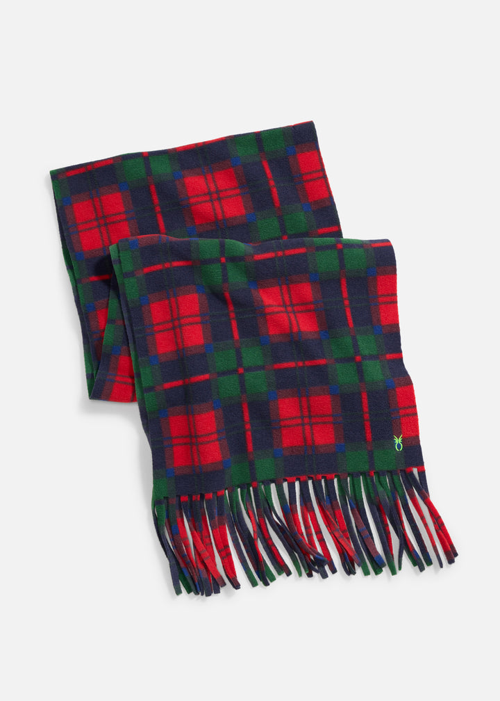 Woodside Scarf in Vello Fleece (Festive Tartan)