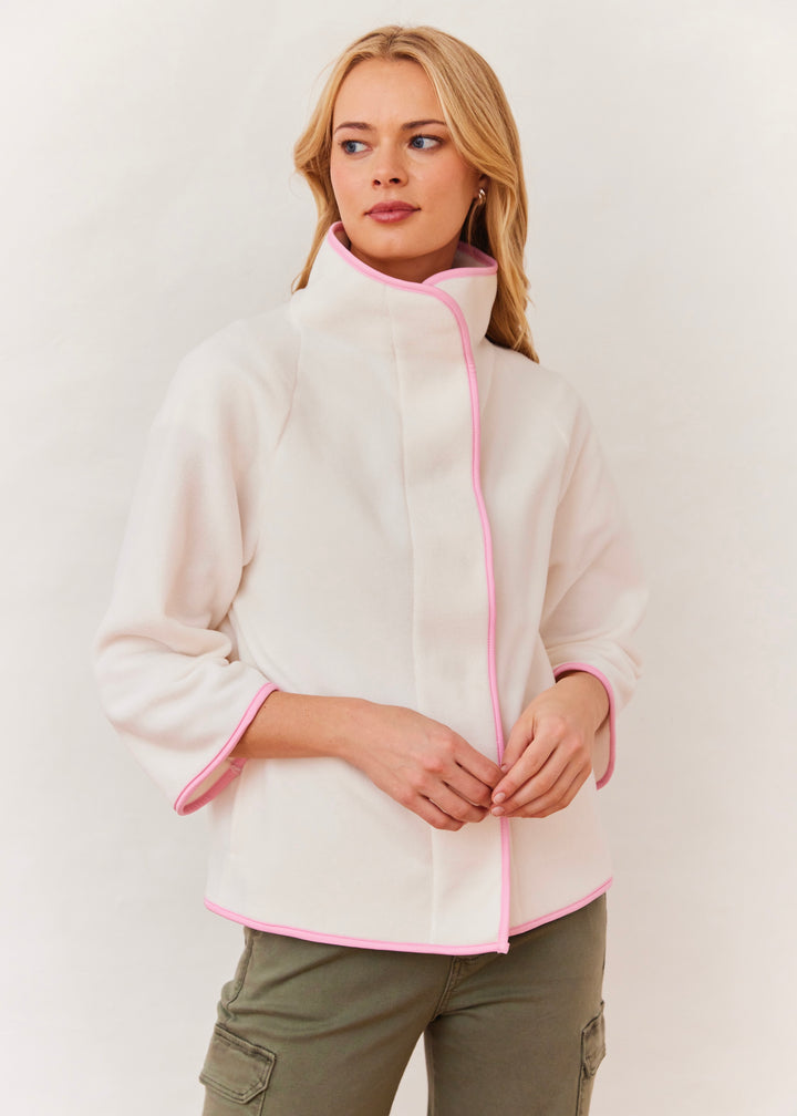 Catalina Jacket in Vello Fleece (Cream)