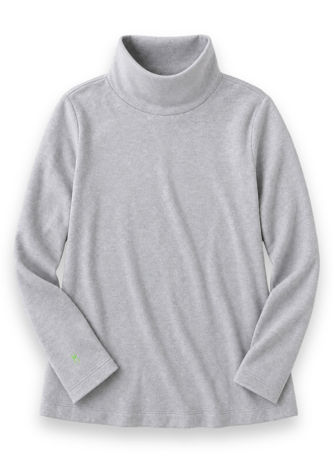 Cobble Hill Turtleneck in French Terry (Heather Grey)