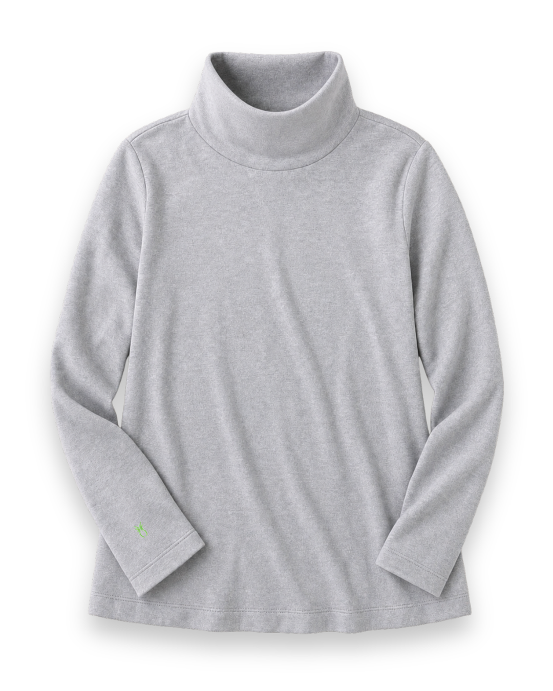 Cobble Hill Turtleneck in French Terry (Heather Grey)