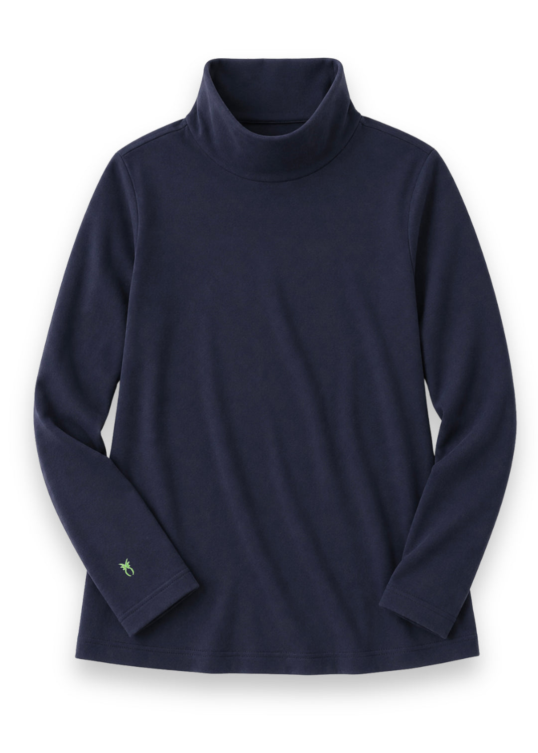 Cobble Hill Turtleneck in French Terry (Navy)