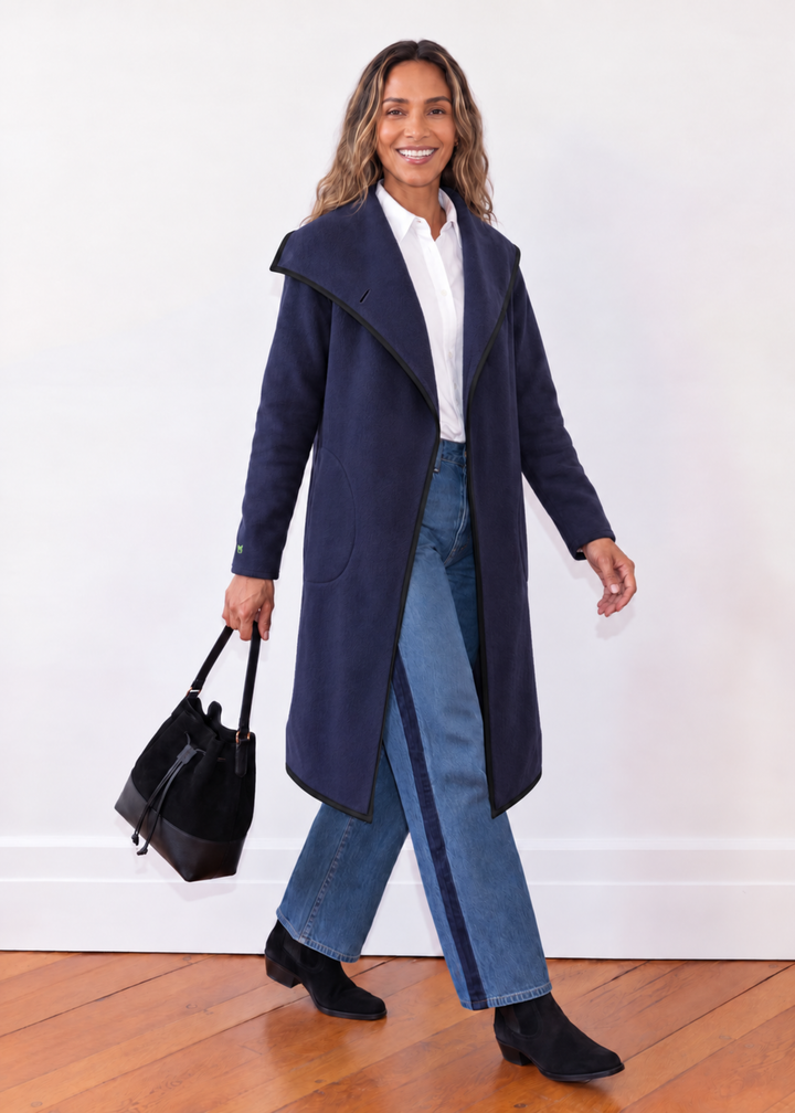 Mayfield Jacket in Vello Fleece (Navy)